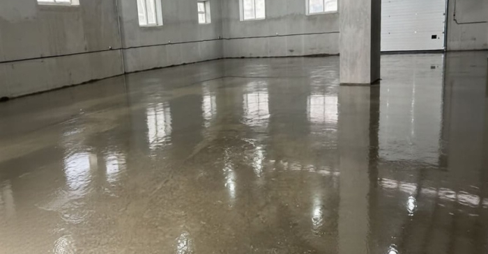 Бетонный пол для агропредприятия