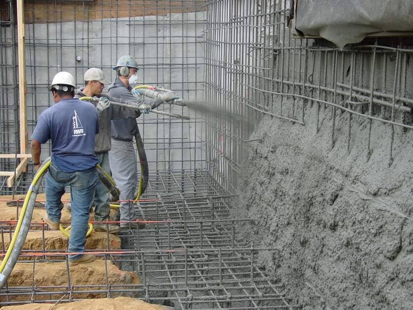 торкретирование бетона