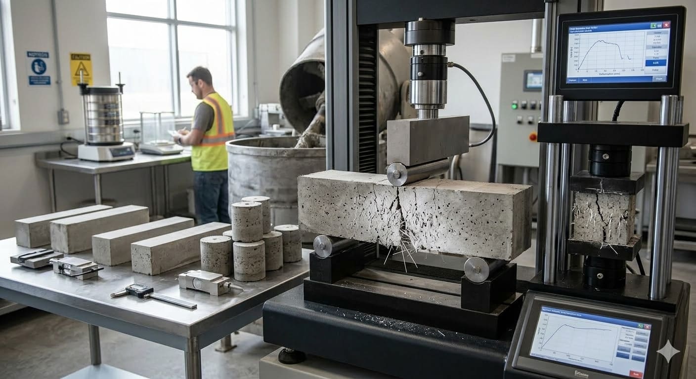 влияние фибры на мелкозернистый бетон